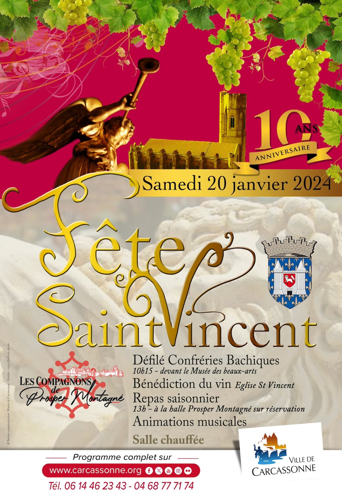Fête de la Saint Vincent – Samedi 20 janvier 2024