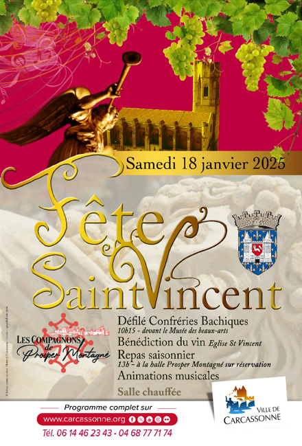 Fête de la Saint Vincent – Samedi 18 janvier 2025