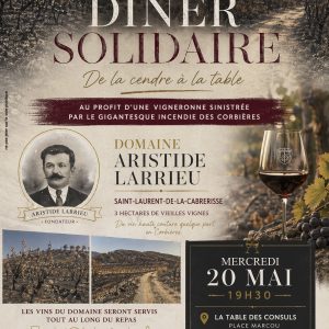 Repas solidaire du 20 mai 2026 - Table des Consuls